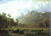 The Sierras near Lake Tahoe, California Albert Bierstadt